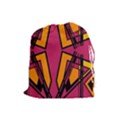 Abstract geometric design    Drawstring Pouch (Large) View1