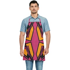 Abstract Geometric Design    Kitchen Apron by Eskimos