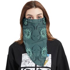 Floral Pattern Paisley Style Paisley Print   Face Covering Bandana (triangle) by Eskimos