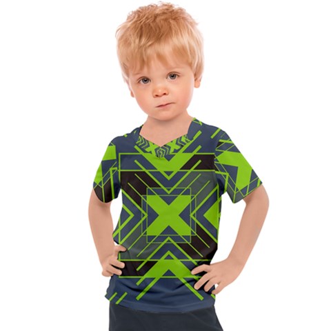 Abstract Geometric Design    Kids  Sports Tee by Eskimos