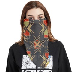 Abstract Geometric Design    Face Covering Bandana (triangle) by Eskimos