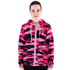 Using As A Basis The Wave Action From The Aegean Sea, And Following Specific Technics In Capture And Post-process, I Have Created That Abstract Series, Based On The Water Flow  Women s Zipper Hoodie by DimitriosArt