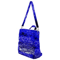 Blue Waves Flow Series 1 Crossbody Backpack by DimitriosArt