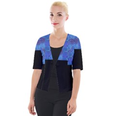 Digitaldesign Cropped Button Cardigan by Sparkle