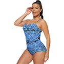 Blue Waves Flow Series 2 Retro Full Coverage Swimsuit View2