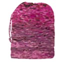 Pink  Waves Flow Series 1 Drawstring Pouch (3XL) View2