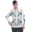 Abstract pattern geometric backgrounds   Men s Pique Long Sleeve Tee View1