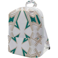 Abstract Pattern Geometric Backgrounds   Zip Up Backpack by Eskimos