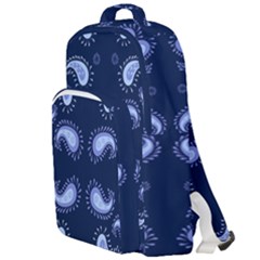 Floral Pattern Paisley Style Paisley Print   Double Compartment Backpack by Eskimos