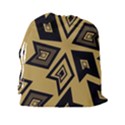Abstract pattern geometric backgrounds   Drawstring Pouch (2XL) View2