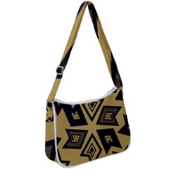 Abstract Pattern Geometric Backgrounds   Zip Up Shoulder Bag by Eskimos