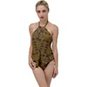 Abstract pattern geometric backgrounds   Go with the Flow One Piece Swimsuit View1