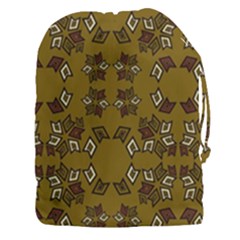 Abstract Pattern Geometric Backgrounds   Drawstring Pouch (3xl) by Eskimos