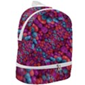Colorful Spheres Motif Print Design Pattern Zip Bottom Backpack View2