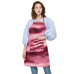 Pink  Waves Flow Series 5 Pocket Apron by DimitriosArt