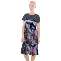 Watercolor Girl Camis Fishtail Dress by MRNStudios