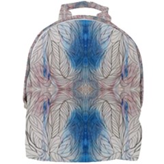 Mixed Media Art Mini Full Print Backpack by kaleidomarblingart
