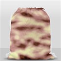 Pink  Waves Flow Series 10 Drawstring Bag (Small) View2