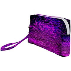Magenta Waves Flow Series 1 Wristlet Pouch Bag (small) by DimitriosArt