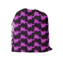 Abstract Waves Drawstring Pouch (XL) View2