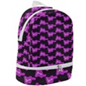 Abstract Waves Zip Bottom Backpack View2