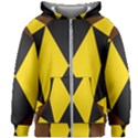 Abstract pattern geometric backgrounds   Kids  Zipper Hoodie Without Drawstring View1