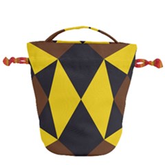 Abstract Pattern Geometric Backgrounds   Drawstring Bucket Bag by Eskimos