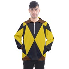 Abstract Pattern Geometric Backgrounds   Men s Half Zip Pullover by Eskimos