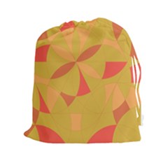 Abstract Pattern Geometric Backgrounds   Drawstring Pouch (2xl) by Eskimos