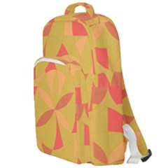 Abstract Pattern Geometric Backgrounds   Double Compartment Backpack by Eskimos