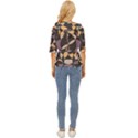 Abstract pattern geometric backgrounds   Lightweight Drawstring Hooded Top View4