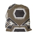 Abstract pattern geometric backgrounds   Drawstring Pouch (2XL) View2