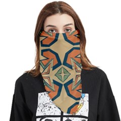Abstract Pattern Geometric Backgrounds   Face Covering Bandana (triangle) by Eskimos