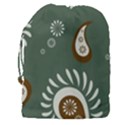 Floral pattern paisley style Paisley print  Doodle background Drawstring Pouch (3XL) View2