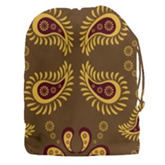 Floral Pattern Paisley Style Paisley Print  Doodle Background Drawstring Pouch (3xl) by Eskimos