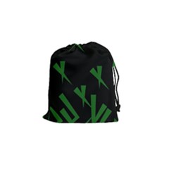 Abstract Pattern Geometric Backgrounds   Drawstring Pouch (small) by Eskimos