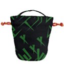 Abstract pattern geometric backgrounds   Drawstring Bucket Bag View1