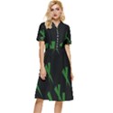 Abstract pattern geometric backgrounds   Button Top Knee Length Dress View1