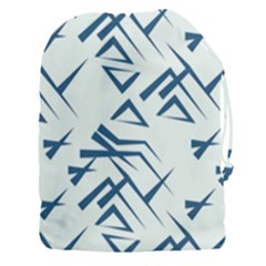 Abstract Pattern Geometric Backgrounds   Drawstring Pouch (3xl) by Eskimos