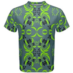 Floral Folk Damask Pattern  Men s Cotton Tee by Eskimos