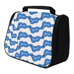 Abstract Waves Full Print Travel Pouch (small) by SychEva