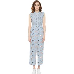 Office Women s Frill Top Chiffon Jumpsuit by SychEva