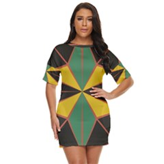 Abstract Pattern Geometric Backgrounds   Just Threw It On Dress by Eskimos