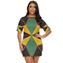Abstract pattern geometric backgrounds   Just Threw It On Dress View1