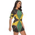 Abstract pattern geometric backgrounds   Just Threw It On Dress View3