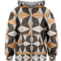 Abstract pattern geometric backgrounds   Kids  Zipper Hoodie Without Drawstring View1