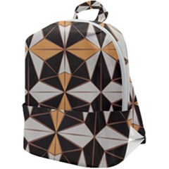 Abstract Pattern Geometric Backgrounds   Zip Up Backpack by Eskimos