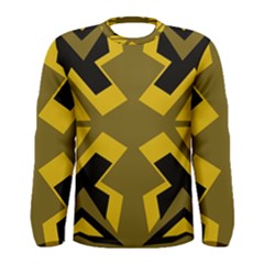 Abstract Pattern Geometric Backgrounds   Men s Long Sleeve Tee by Eskimos