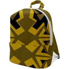 Abstract Pattern Geometric Backgrounds   Zip Up Backpack by Eskimos