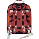 Abstract pattern geometric backgrounds   Double Compartment Backpack View3